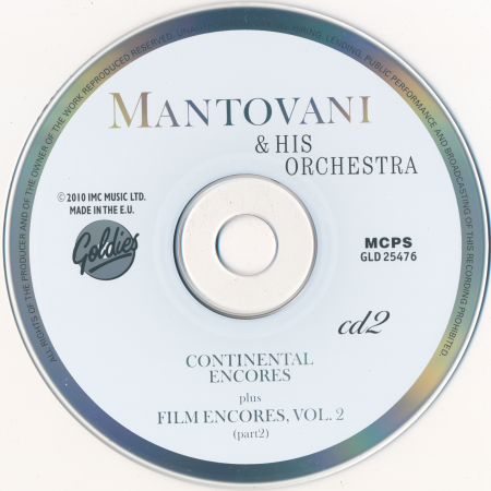 Mantovani His Orchestra - Long Play Collection, Four Hit Albums 